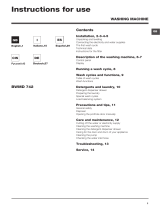 Indesit BWMD 742 (EU) User guide