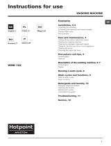 Indesit WMD 722B EU.M User guide