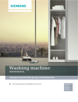 Siemens WMH4W640IL/09 User manual