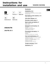 Whirlpool AQ LCD/A P. ALTA User guide