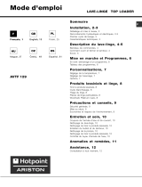 Hotpoint AVTF 129 (EU)/HA Owner's manual