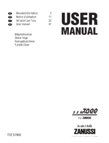 Zanussi TCES7000 User manual