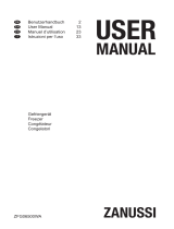 Zanussi ZFG06500WA User manual