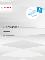 Bosch Dishwasher fully integrated User guide