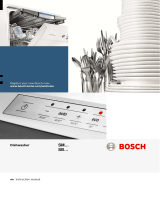 Bosch Dishwasher integrated stainless steel User manual