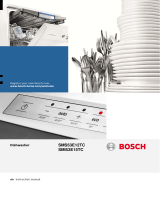 Bosch Dishwasher integrated stainless steel User guide
