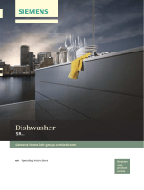 Siemens "Built-under dishwasher, 45cm white" User manual