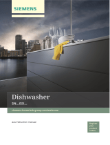 Siemens Dishwasher integrated stainless steel User manual