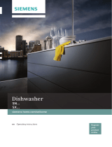 Siemens Dishwasher fully integrated User manual
