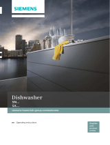 Siemens Free-standing dishwasher silver inox User manual