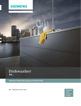 Siemens Free-standing dishwasher 45cm white User manual