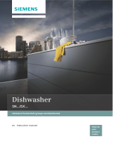 Siemens Free-standing dishwasher 60 cm silver in Owner's manual
