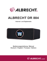 Albrecht DR 884 Hybridradio Internet/DAB+/UKW Owner's manual
