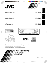 JVC KD-S845 User manual