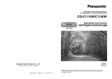 Panasonic Car Stereo System CQ-C1100W User manual
