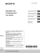 Sony MEX-N4300BT Owner's manual