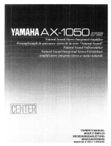 Yamaha AX-1050 Owner's manual