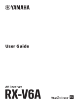 Yamaha RX-V6A User guide