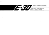 Yamaha Electone E-30 User manual