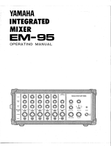 Yamaha EM-95 Owner's manual