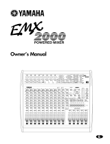 Yamaha EMX 2000 User manual
