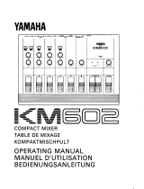 Yamaha KM602 Owner's manual