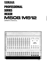 Yamaha M508 Owner's manual