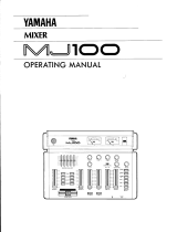 Yamaha MJ100 Owner's manual