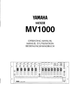 Yamaha MV1000 Owner's manual