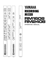 Yamaha RM1608 Owner's manual