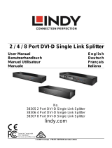 Lindy 2 Port DVI-D Single Link Splitter User manual