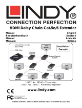 Lindy Cascadeable HDMI CAT6 Extender - Transmitter Unit User manual