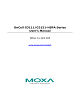 Moxa OnCell G3101-HSPA Series User manual