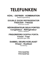 Telefunken TFK1543FR2 Kühl-gefrierkombination Owner's manual