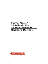 Star Trac S Series Upright S-UB Gen. 1 Owner's manual