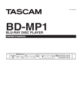 Tascam BD-MP1 Owner's manual