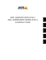 Axis Communications Security Camera 209 FD-R M12 User manual