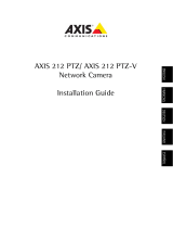 Axis Communications Security Camera 212 PTZ-V User manual