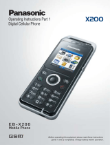 Panasonic X200 Owner's manual