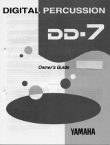 Yamaha DD-7 Owner's manual
