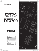 Yamaha DTX700 User manual