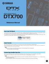 Yamaha DTX700 User manual