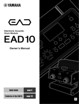 Yamaha EAD10 Acoustic Drum Module Mic Trigger User manual