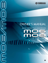 Yamaha MO8 Owner's manual
