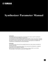 Yamaha Synth User manual