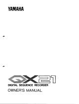 Yamaha QX21 Owner's manual