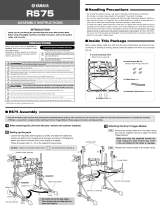 Yamaha RS75 Assembly Instructions