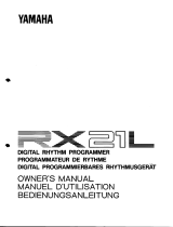 Yamaha RX21 Owner's manual