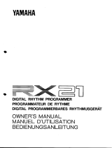 Yamaha RX21 Owner's manual