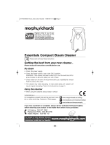 Morphy Richards Essentials Compact Steam Cleaner User manual